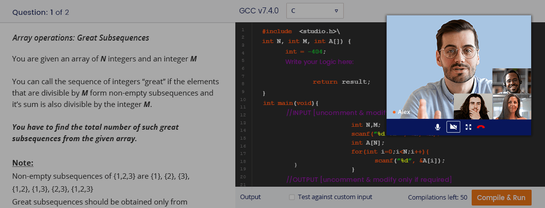 live coding interivew