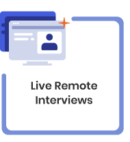 live reote interview
